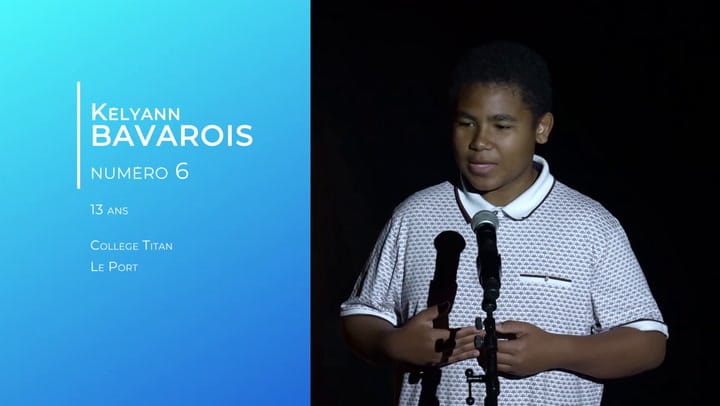 Concours départemental d'éloquence des collégiens 2024/2025 - Kelyann BAVAROIS