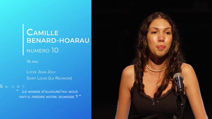 Concours départemental d'éloquence des lycéens 2023/2024 - Camille BENARD-HOARAU