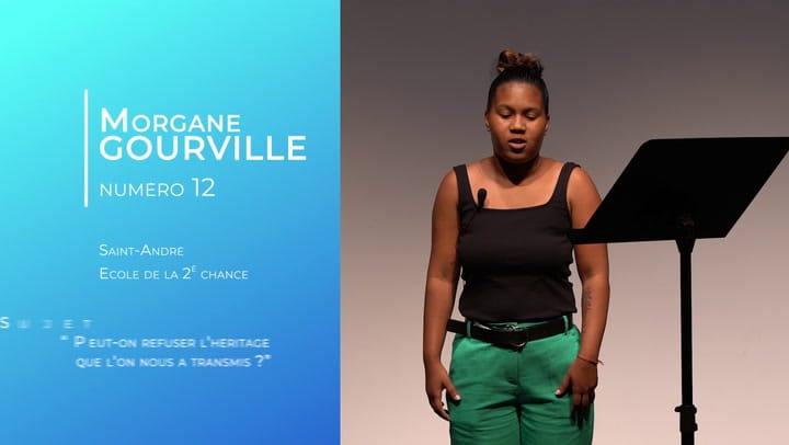 Replay Concours d'éloquence de l’école de la 2e chance - Morgane Gourville
