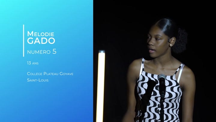 Concours départemental d'éloquence des collégiens 2024/2025 - Mélodie GADO