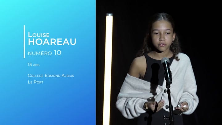Concours départemental d'éloquence des collégiens 2024/2025 - Louise HOAREAU