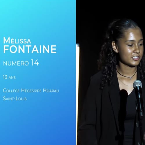 Concours départemental d'éloquence des collégiens 2024/2025 - Mélissa FONTAINE